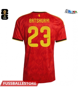 Günstige Belgien Michy Batshuayi #23 Heimtrikot WM 2026 Kurzarm